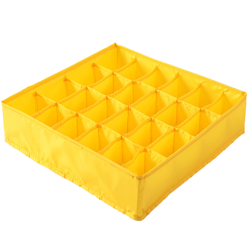 24 Grid Underwear Socks Storage Box New Washable Underwear Storage Box For Amazon Cotton Item Picture