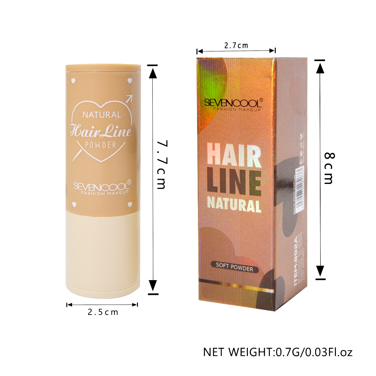 细眉笔/化妆品眉笔/眉膏/眉笔/眼影白底实物图