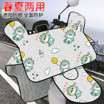 Electric vehicle windscreen by summer sun protection by summer sun shield Electric vehicle sun shield windscreen for all seasons