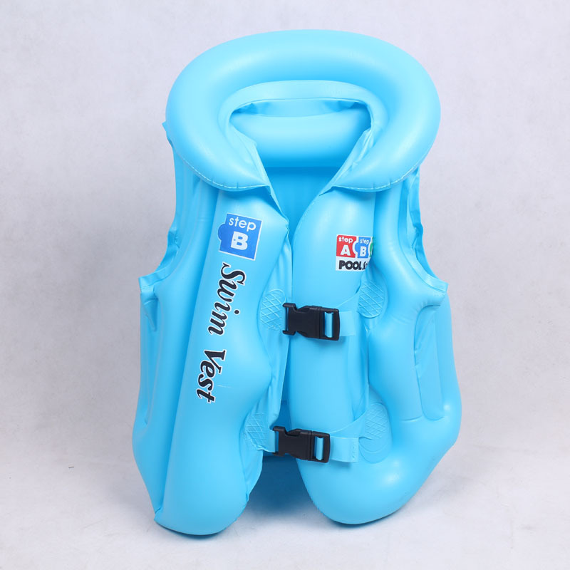 Life Jacket Pvc Inflatable Vest Children's Swimming Ring Abc Inflatable Swimsuit Learn To Swim Aids Swimsuit Swimming Ring details Picture