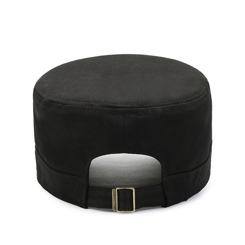 Spring and autumn outdoor pure cotton sweat-absorbing and breathable men's and women's flat-top hats, camouflage patriotic embroidered baseball caps for middle-aged and elderly people Item Picture