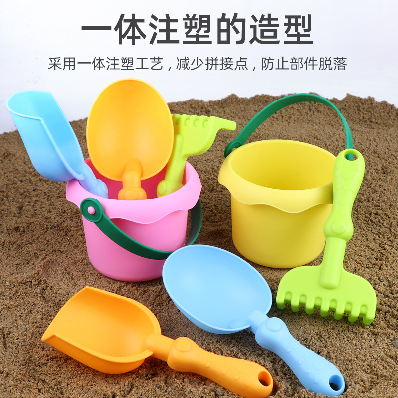 Children's beach toy sets, sand-shoveling and sand-playing tools, boys' and girls' water play toys, kindergarten toys and gifts wholesale Specification image