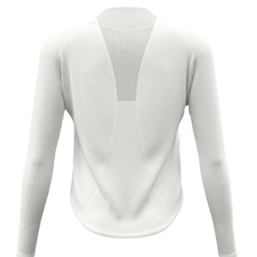 Uv-resistant loose sportswear with mesh back for running, long-sleeved, slim and breathable solid color high-elastic yoga top for women Item Picture
