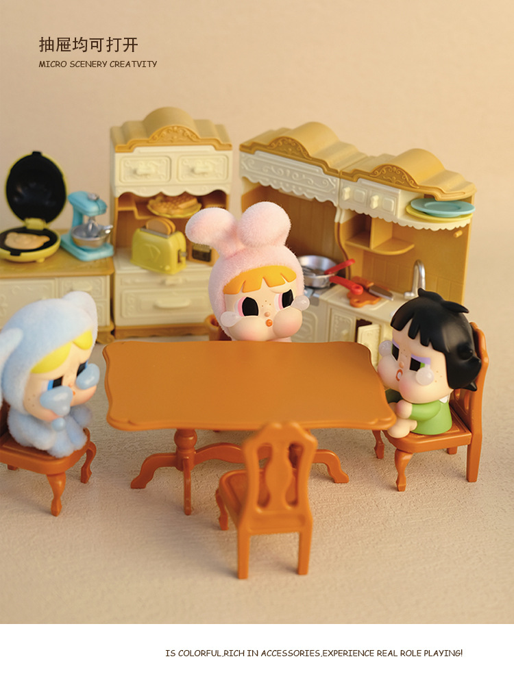 跨境日本超市diy仿真迷你微缩食玩鲷鱼烧面包收纳柜厨房套装玩具详情6