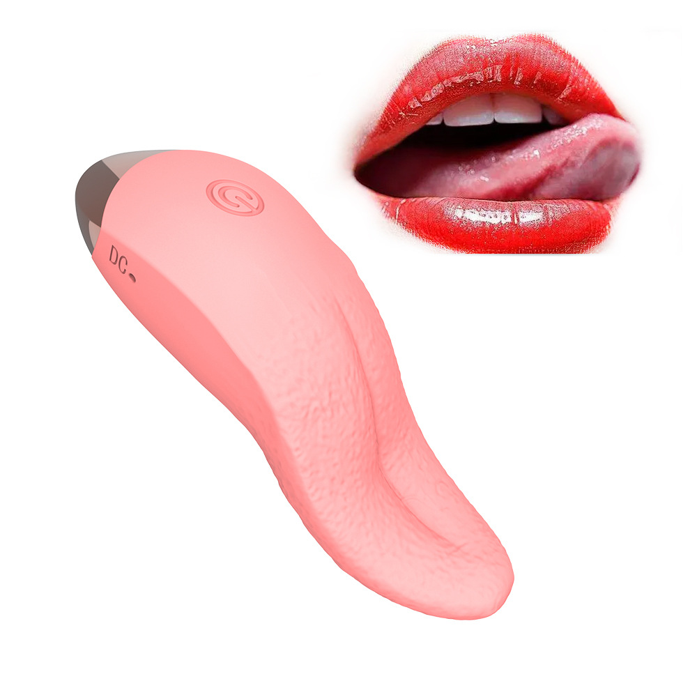 Artificial Soft Tongue Vibrator Female Masturbation Massage Stick Licking Equipment Adult Sex Toys Female Sex Toys Jumping Eggs Item Picture