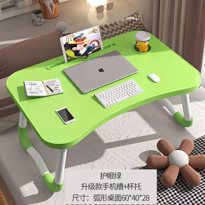 Bed desk, foldable computer desk, simple student dining table, bedroom, dormitory, home and study simple small table Application Scenario