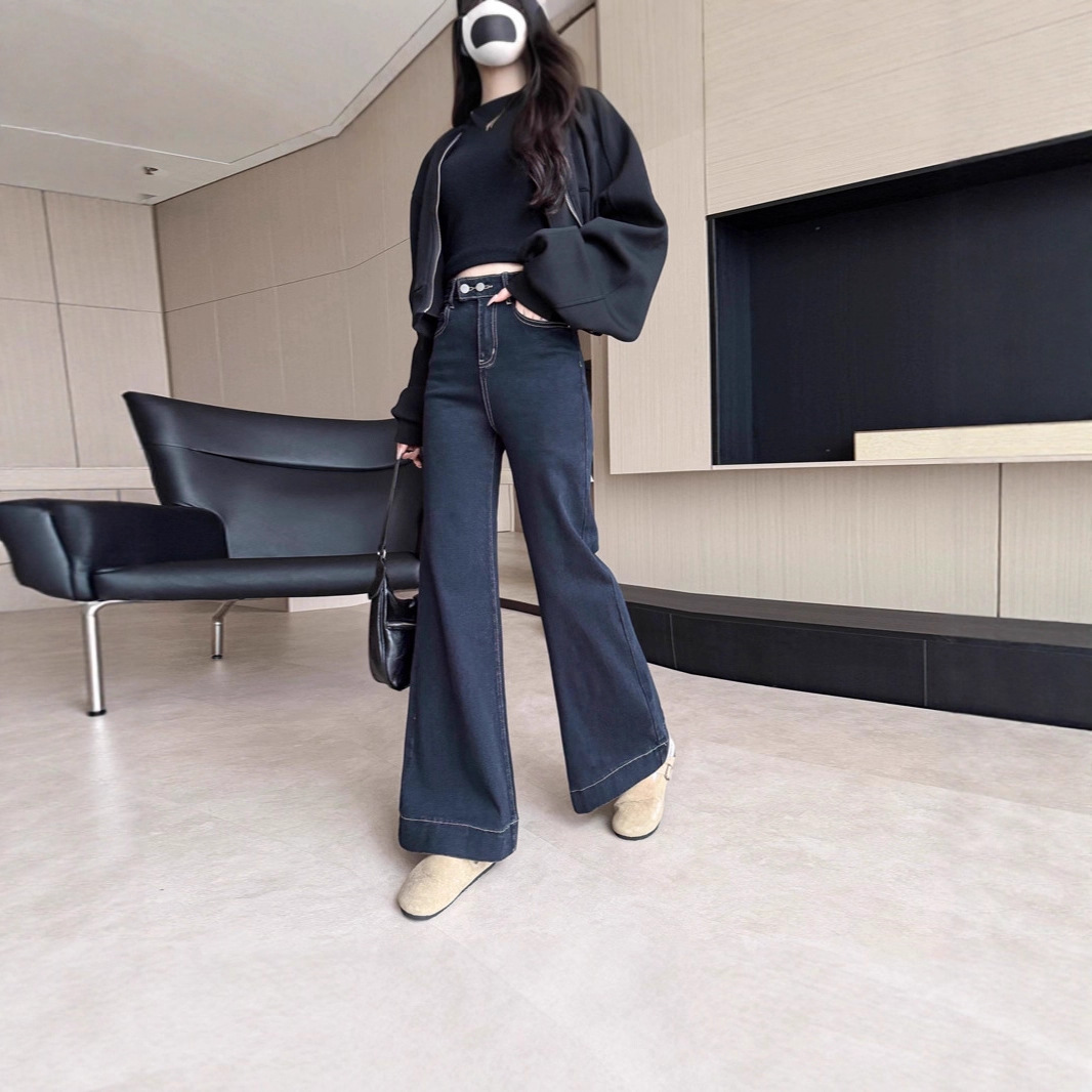 女式牛仔裤实物图