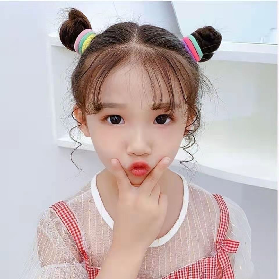 Korean version canned high-elasticity hair tie, seamless rubber band, women's hair tie, no hair damage, no hair tie, hair band Specification image