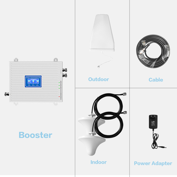 工厂爆款4g手机信号放大器地下室三网通增强器加强接收器山区家用详情6