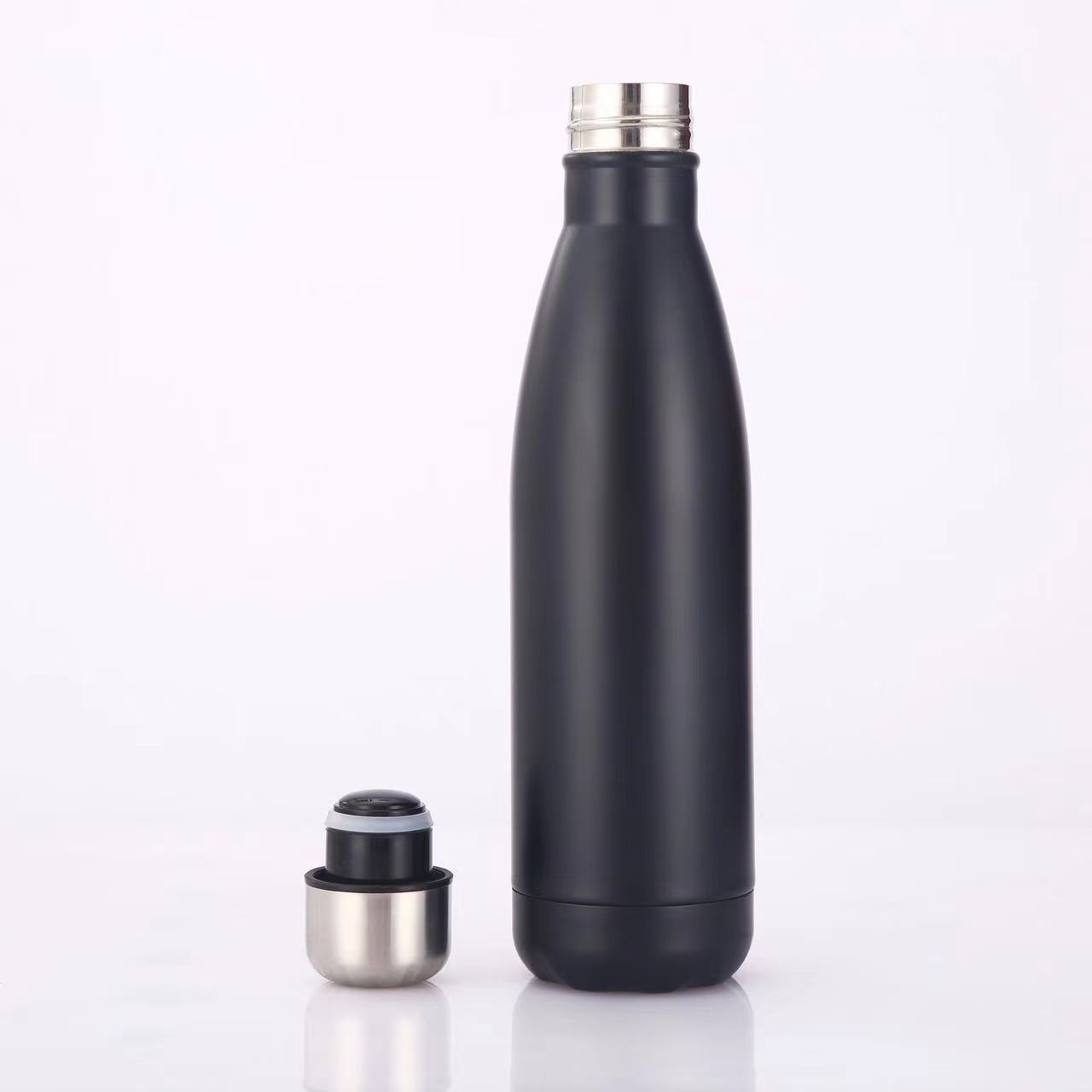 Cross-Border 304 Stainless Steel Coke Bottle Double Vacuum Thermos Cup Outdoor Portable Large Capacity Sports Kettle Wholesale details Picture