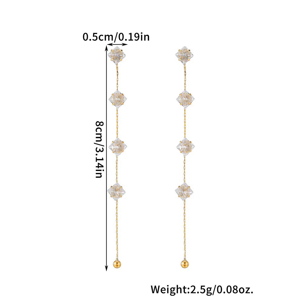 diy water diamond claw chain, welded earrings, tassel accessories, earrings, versatile heart-shaped round five-pointed star ear strings wholesale Application Scenario