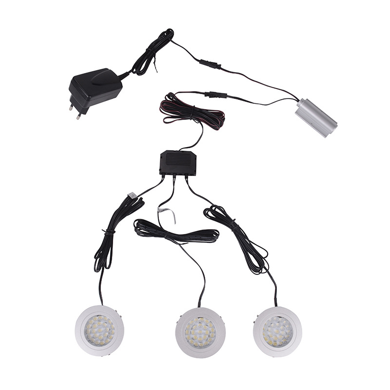 Human body sensor light, led circular cabinet light, emergency light, smart night light, LED cabinet light in stock Specification image