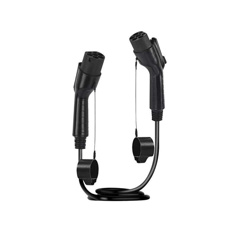 New dual-head 16A/32A plug-and-charge portable home charging gun for new energy electric vehicles Item Picture