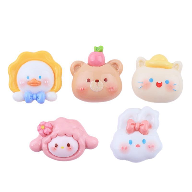 Meng Meng Small Animal Diy Cream Glue Homemade Mobile Phone Case Materials Refrigerator Stickers Jewelry Resin Accessories Wholesale Item Picture