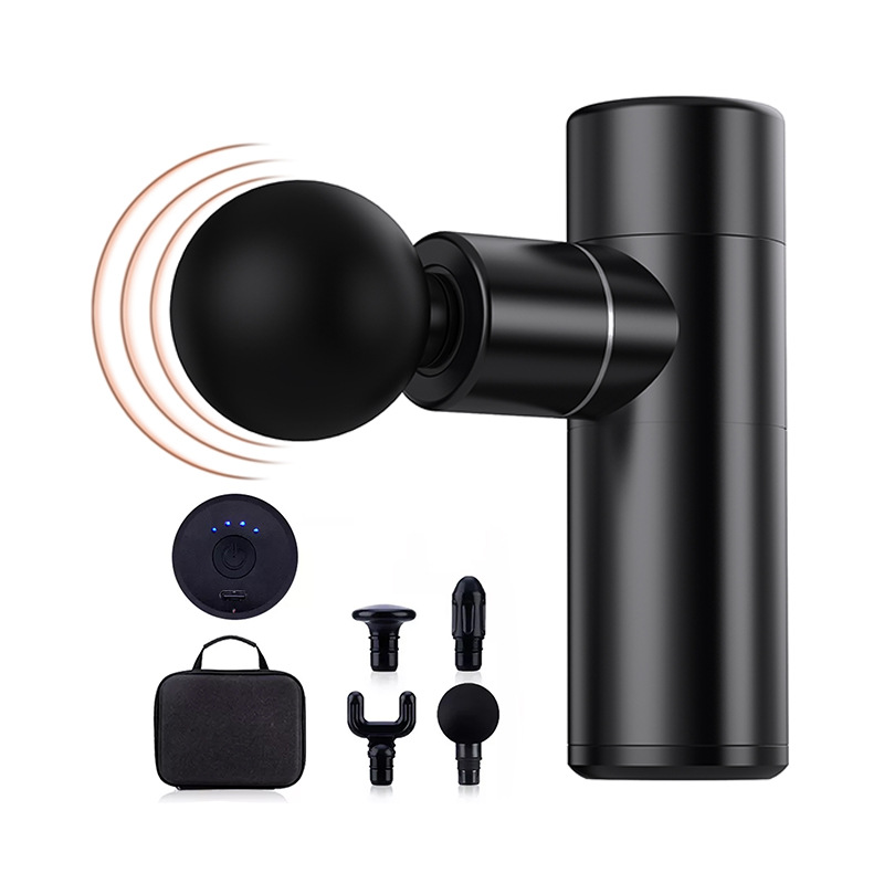 深圳厂家直销铝合金迷你筋膜枪便携按摩器筋膜枪振动肌肉筋膜抢