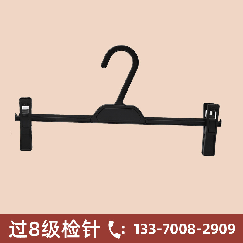 Anti-slip plastic trouser racks, trouser clips, clothing store trouser racks, traceless trouser clips, coat hangers, skirt clips, sponge block trouser hangers have passed inspection Specification image