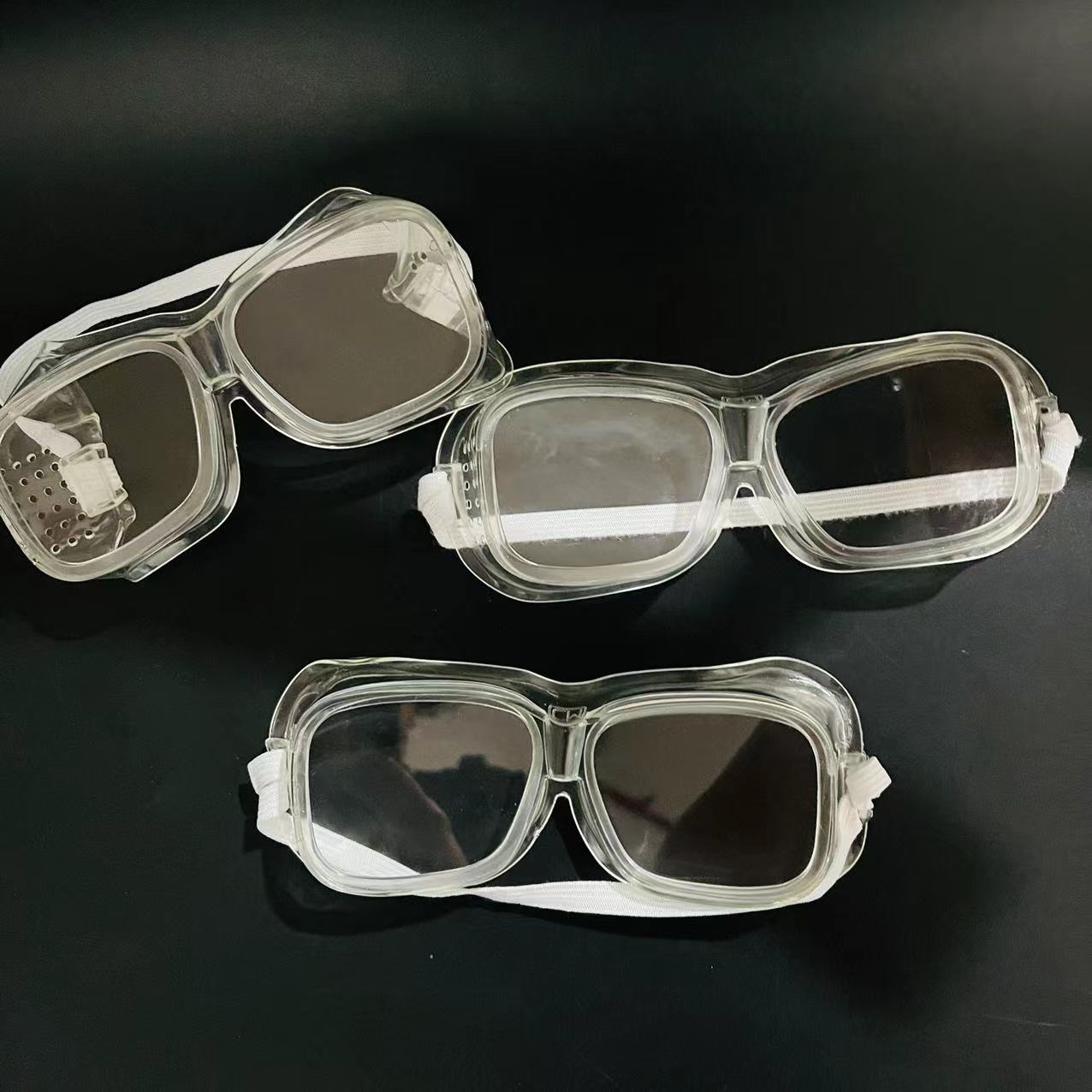 【2-5区】白色软边眼镜 30/盒 600/件白色软边眼镜小风镜防风镜护目镜防尘防飞溅劳保眼镜防护镜批发
