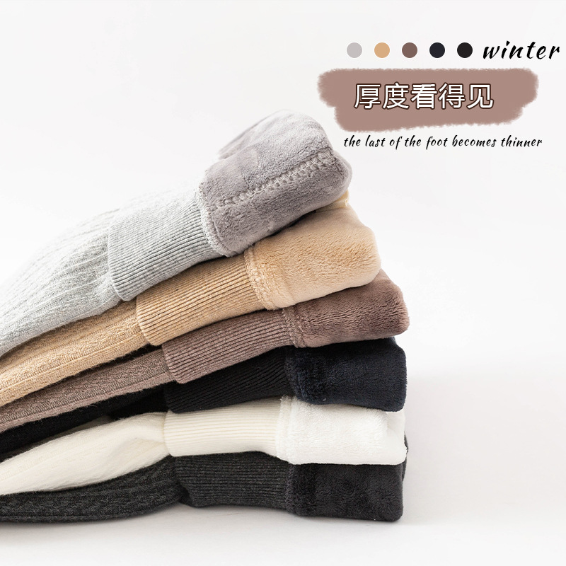 Children's Socks Autumn And Winter Baby Leggings Thick Millet Flower Black Bow Girls Pantyhose A Hair Replacement Specification drawing