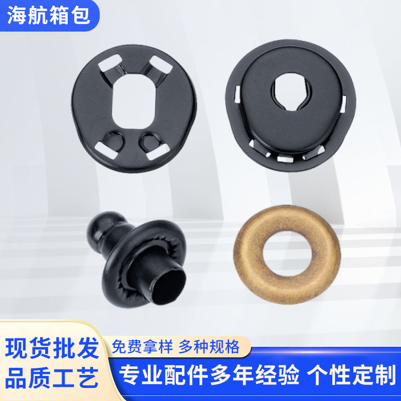 现货服饰箱包五金背带调节夹电泳黑色织带电泳黑色虎口夹龟扣