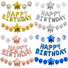 生日快乐派对装饰生日气球套装乳胶亮片装饰铝膜字母气氛布置气球