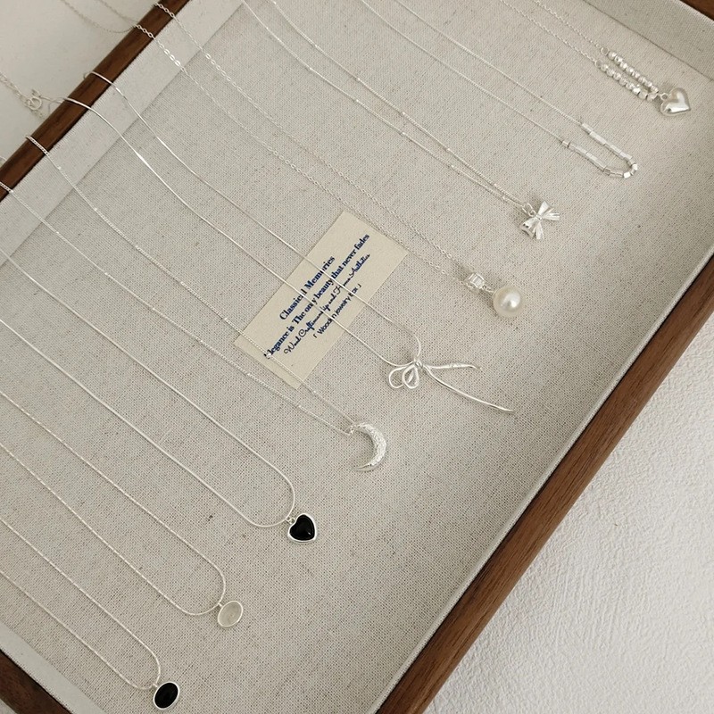s925纯银珍珠蝴蝶项链女设计感小众高级感不掉色配饰百搭锁骨链潮