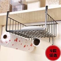 Closet storage rack Metal storage rack Organizer rack Kitchen cabinets under the shelf shelf basket wall hanging storage rack