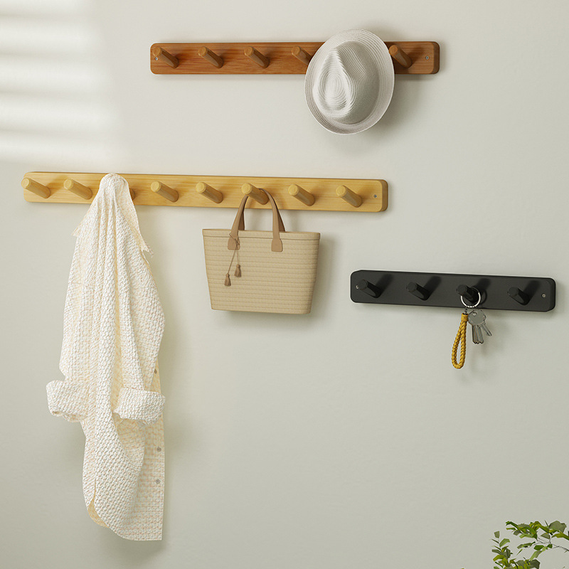 Hangers, wall hangers, keys, bag hooks, entrance foyer, creative coat racks, bedroom storage racks, no need for drilling Specification drawing