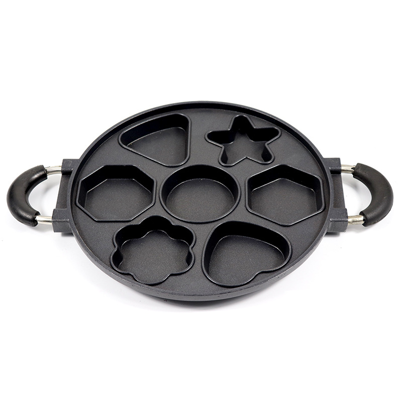 7holes cake mould 7孔铝压铸蛋糕模鸡蛋锅不粘蛋糕烘焙DIY模