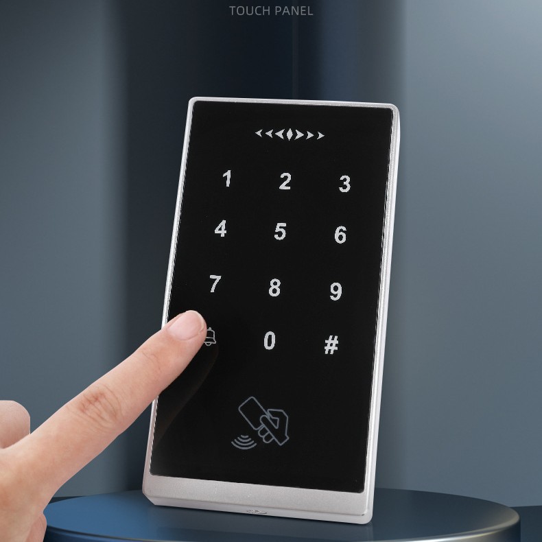 Password card swiping waterproof access control all-in-one machine, office ID touch access control machine, shop and community access control system, Yiwu Specification drawing