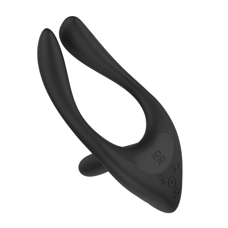 Vibration clamp Silicone locking ring, men's G-spot ring, women's vibration milk clamp, USB charging, foreign trade vibration ring Specification drawing