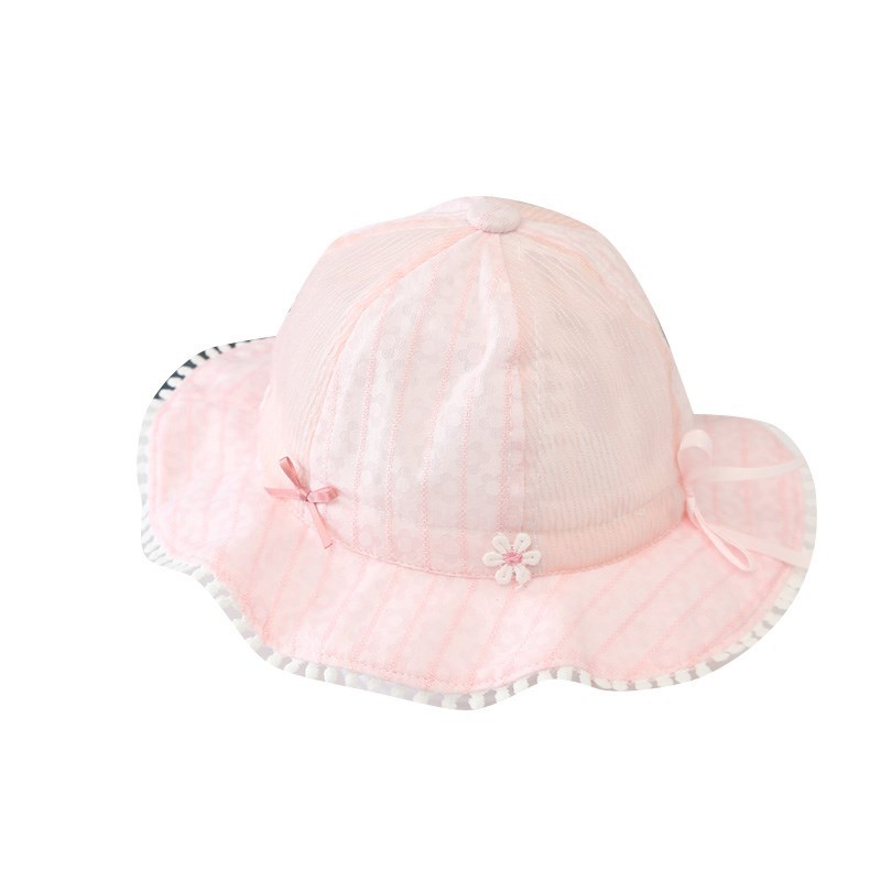 Sombrero de bebé verano slim sombreado mujer bebé sombrero de pescador malla transpirable ajustable sombrero de sol de verano Item Picture