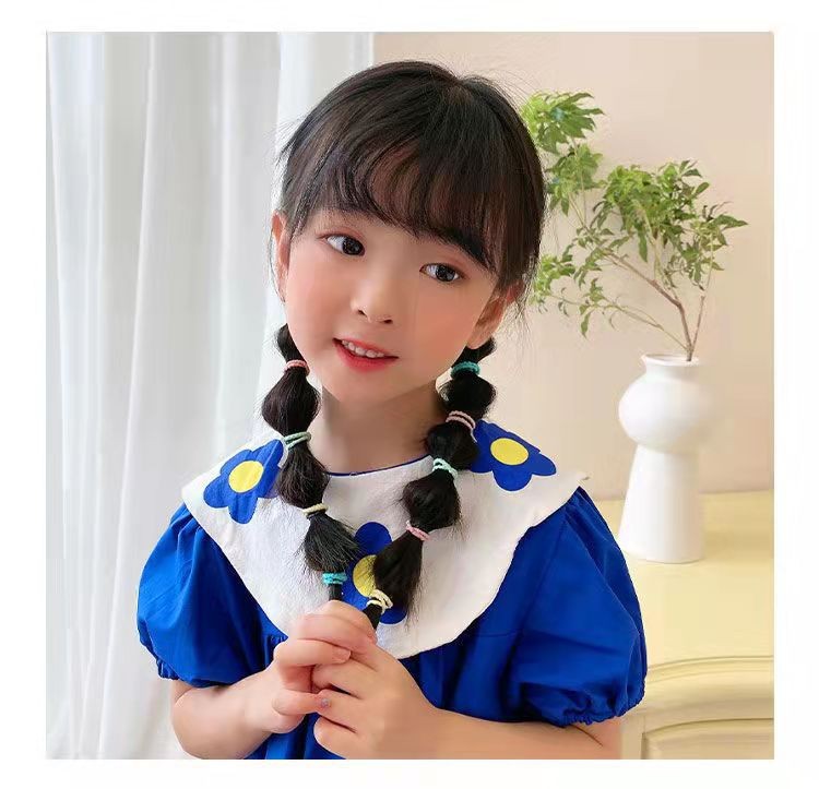 Baby Box Children's Headband Girl's Scrunchie Little Girl Rubber Band Baby Hair Does Not Hurt The Thumb Scrunchie details Picture