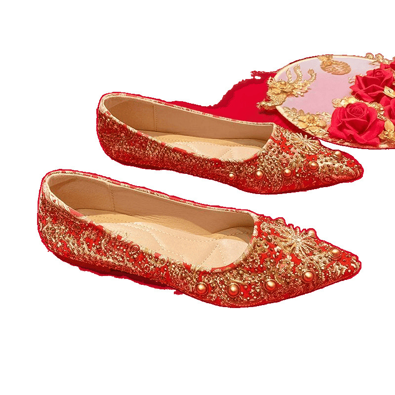 高跟鞋/老北京布鞋/拖鞋/高跟鞋牛皮/细高跟白底实物图