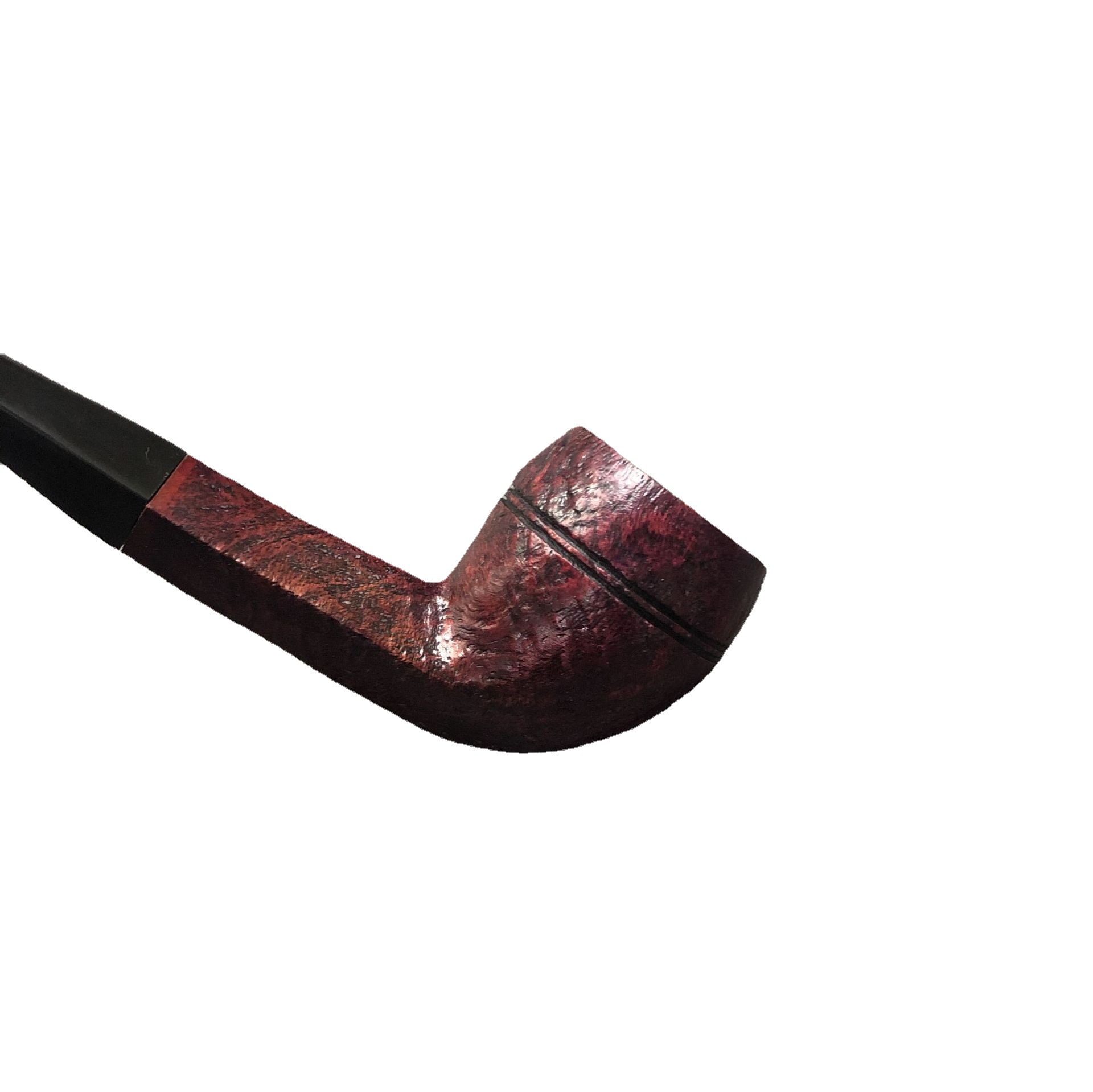 木香手工喷砂白底实物图