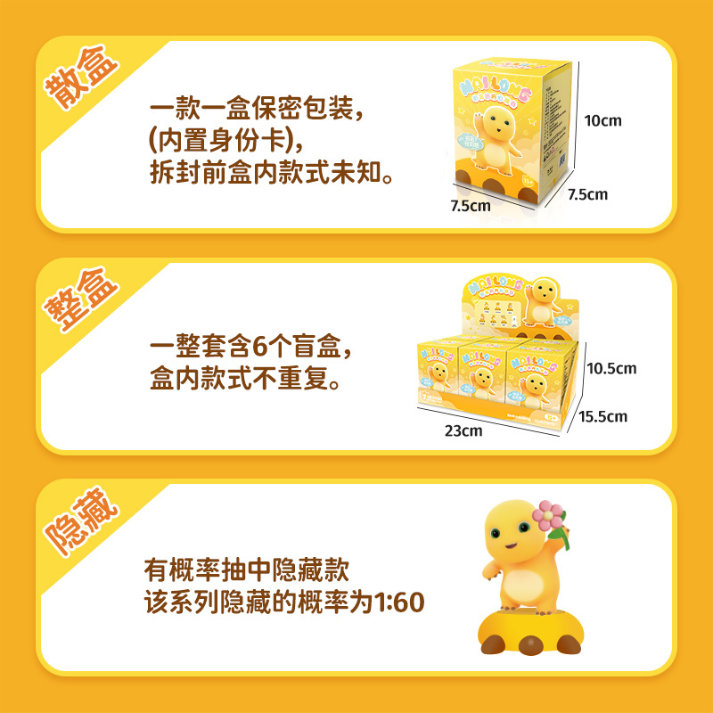 正版奶龙印章盲盒系列可爱潮玩周边手办女生生日礼物公仔摆件