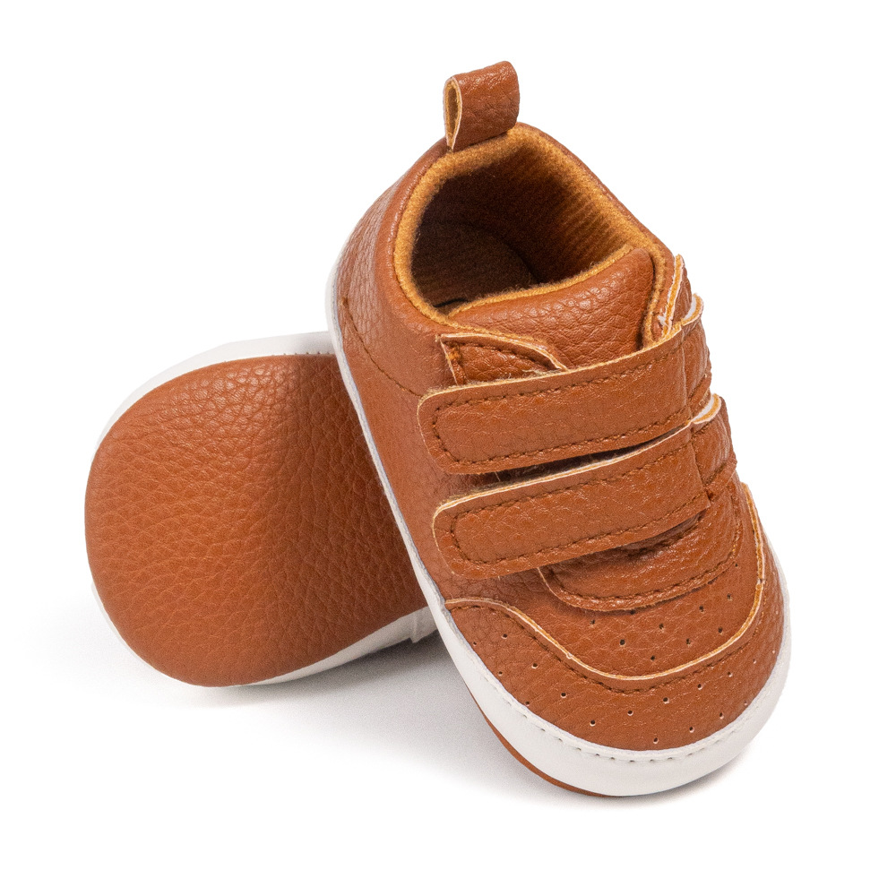 Amazon Spring And Autumn New Male Baby Casual Shoes Pu Soft Sole Sports Shoes Comfortable Toddler Shoes Baby Shoes Item Picture