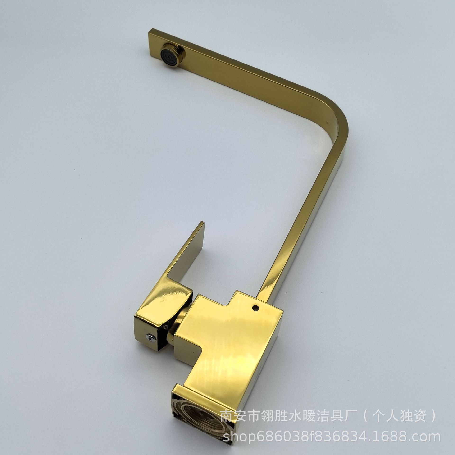 厂家直销跨境外贸菜盆洗脸盆洗手盆冷热七字旋转高颜值高端水龙头