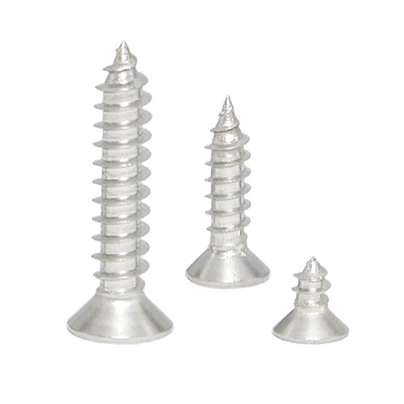 Nickel-plated screws, self-tapping screws, cross countersunk head pointed self-tapping wood screws, flat head small screws, M1.6, M2, M3, m4 Application Scenario