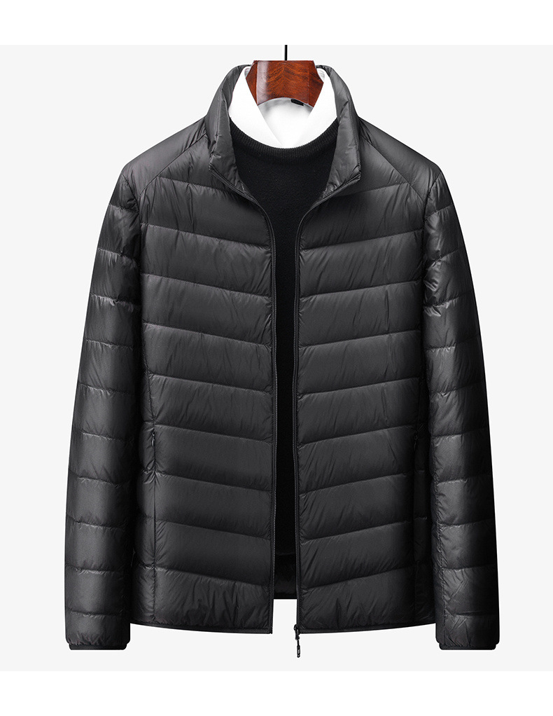The 2025 winter new lightweight down jacket for men with a stand-up collar and 90% duck down is a sporty, lightweight and warm coat for couples pic 12