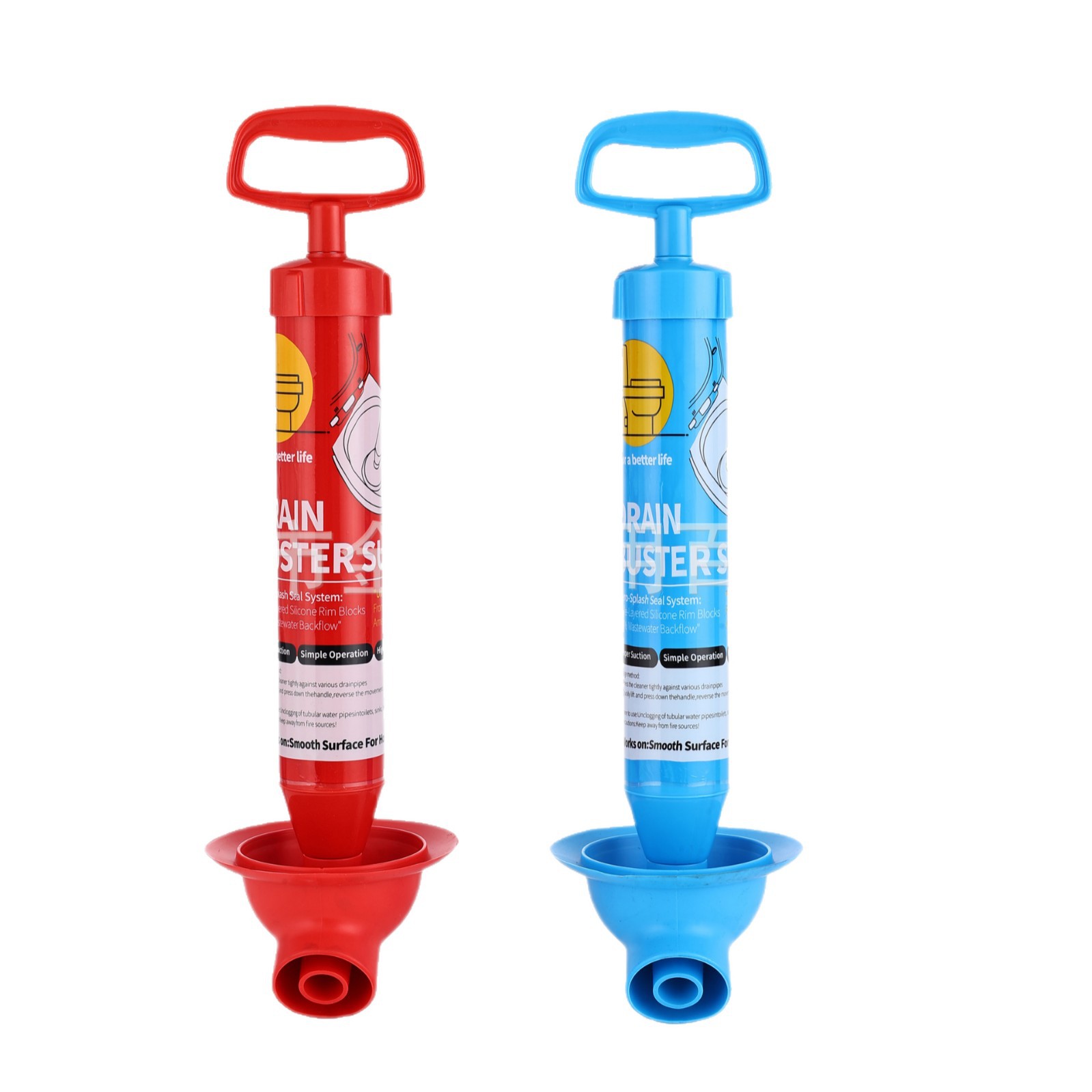 Toilet brush unclogging device, toilet suction brush, household bathroom plunger tool, toilet clogging wonder Item Picture