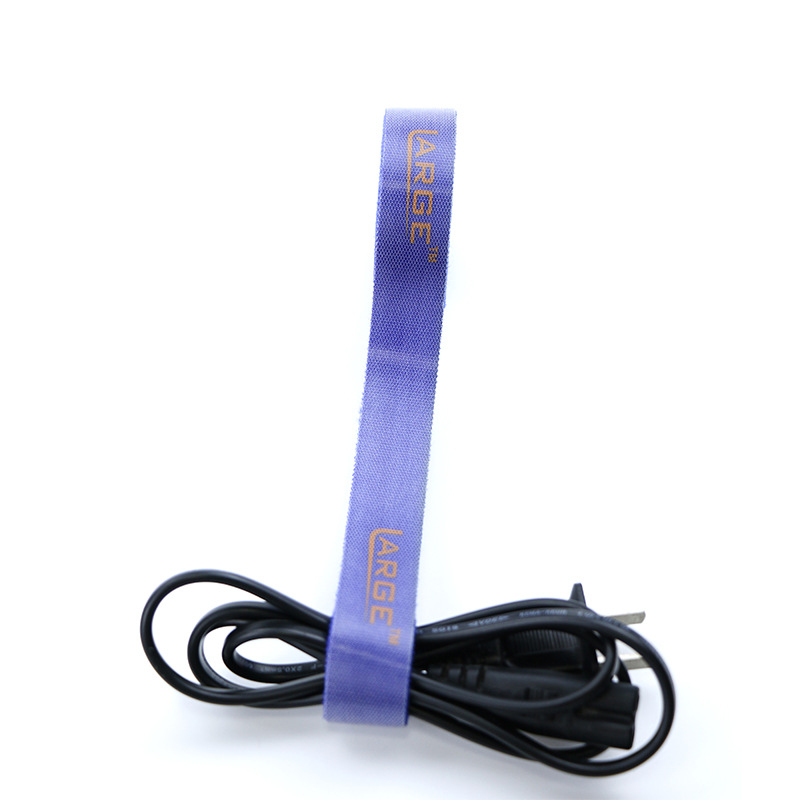 Factory Spot Nylon Back To Back Binding Cable Tie Tie Cable Tie Hook Hair Body Adhesive Strap Velcro Strap Item Picture