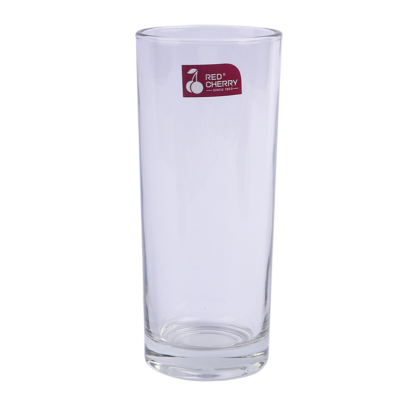 玻璃杯水杯白底实物图