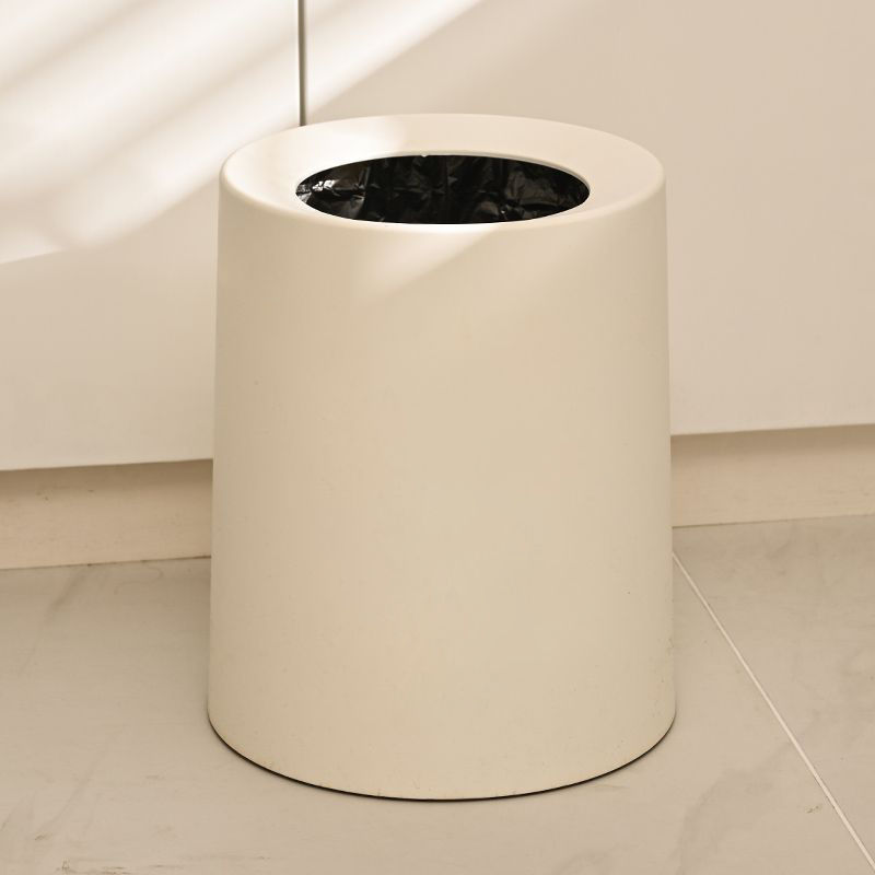 Nordic Trash Can Double Floor Household Simple Living Room Bedroom Kitchen Toilet Office Creative Toilet Round Cylinder Application Scenario