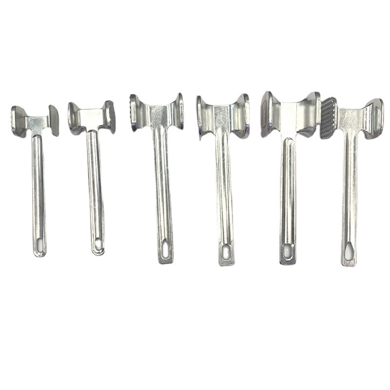 Household aluminum hammer steak tenderizer Solid double-sided kitchen tool Beef multi-function hammer Item Picture