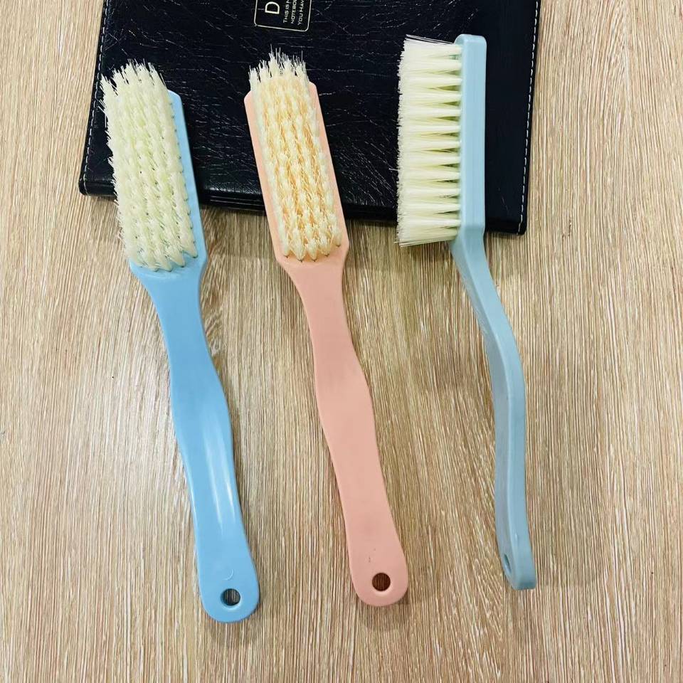 0814 Shoe brush, soft bristle shoe brush, cleaning brush, long-handled shoe brush, Nordic clothing brush, plastic brush, one yuan, two yuan, general merchandise details Picture