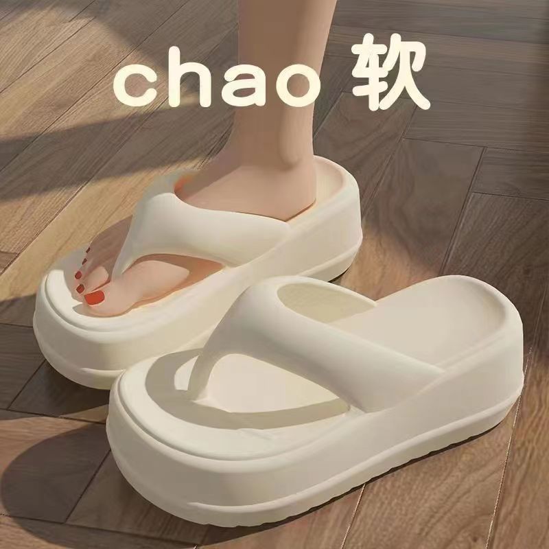 亚麻拖鞋实物图