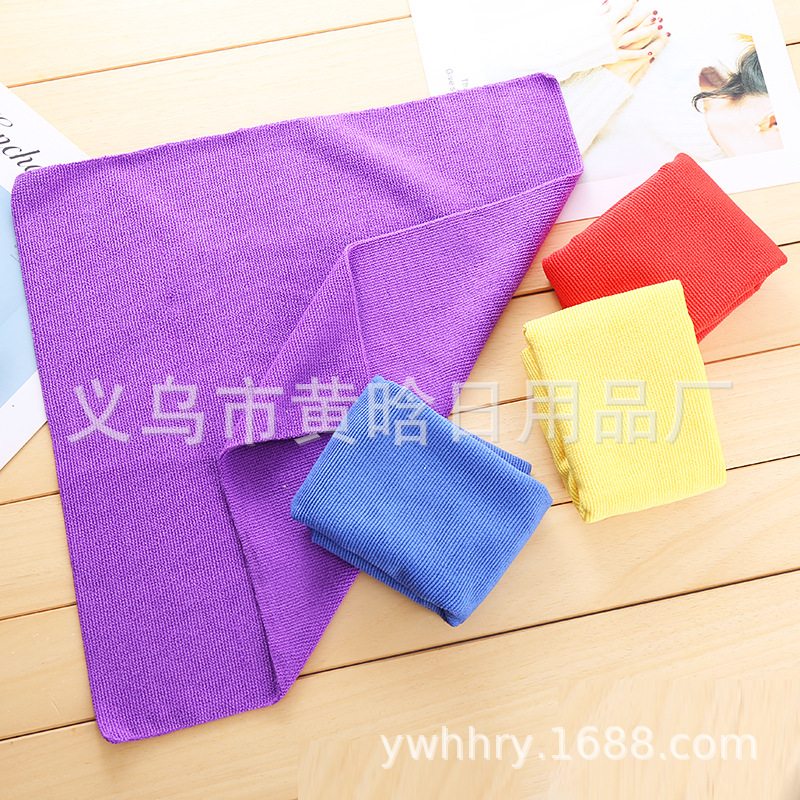 【 Chi Jia 】 Large pearl car wash towels and wipes are thickened and densioned