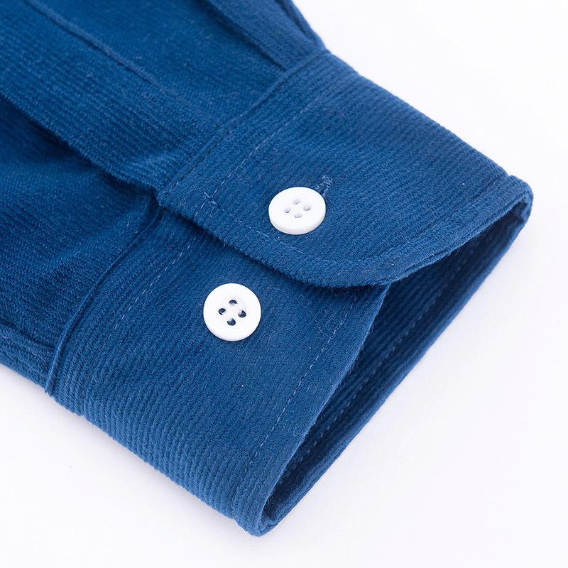 Corduroy shirts, long-sleeved autumn shirts with cotton jackets, men's business casual tops, no-iron shirt jackets, men's wholesale Item Picture