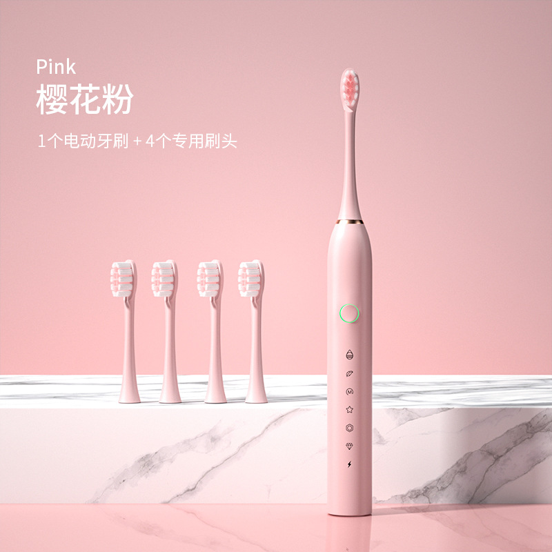 Electric toothbrush vibrating home USB charging waterproof soft bristle toothbrush adult couples gift Application Scenario