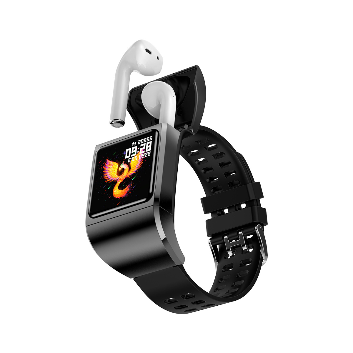 G36pro smartwatch TWS bluetooth auriculares 2 en 1 medidor paso frecuencia cardíaca monitor de salud a prueba de agua todo el tacto Specification image
